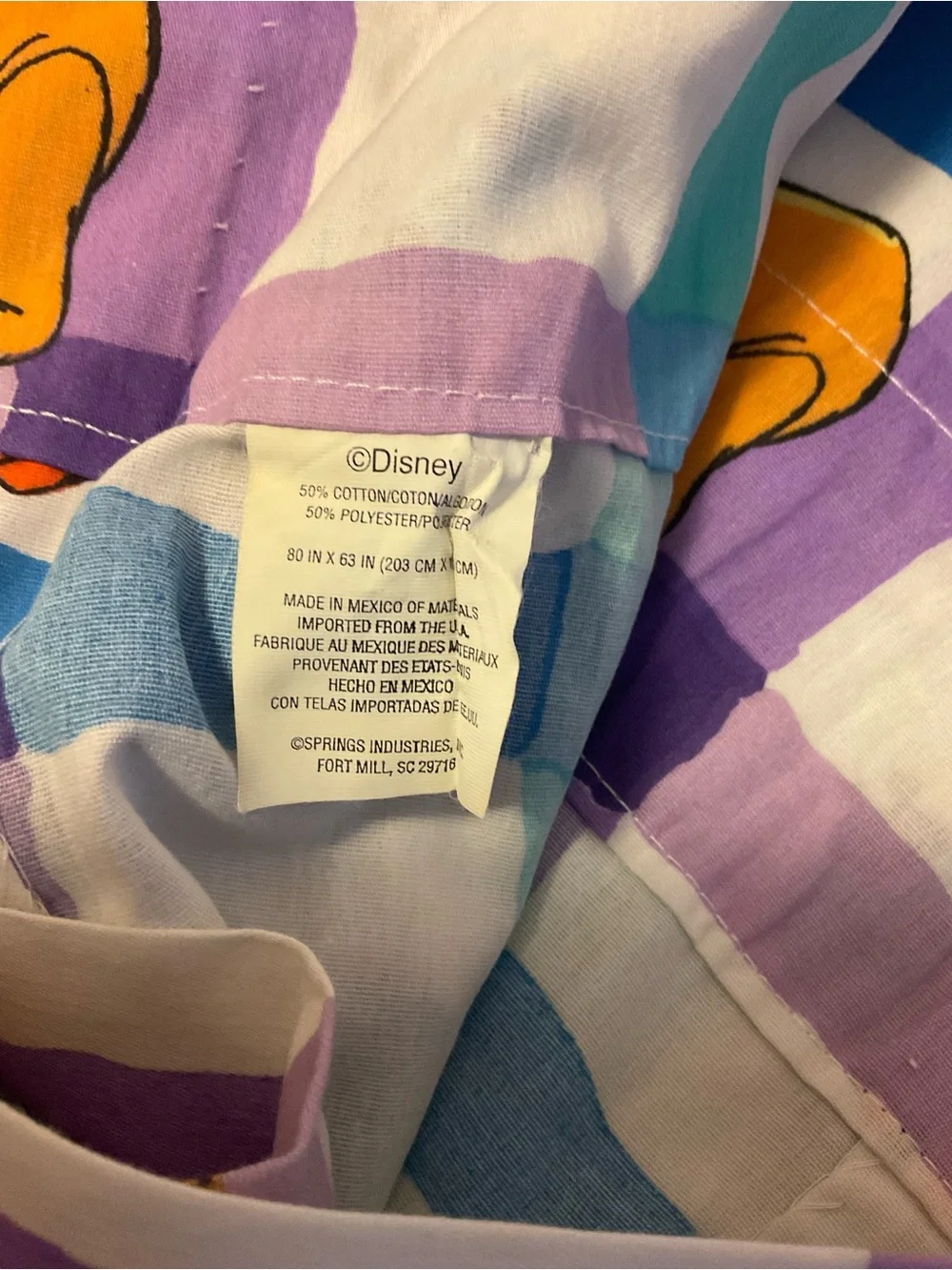 Vintage Disney Winnie The Pooh Tigger Curtains 2 panels